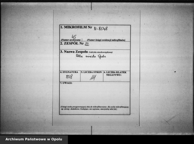 Obraz 2 z jednostki "Inventarium von denen Städtschen Utensilien Stücken bey der Königlichen Preussischen Immediat Stadt Oppeln. Pro 1800/1, 1801/2, 1802/3, 1803/4, 1804/5, 1805/6."
