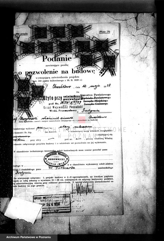 Obraz 5 z jednostki "/Zatwierdzenie projektu przebudowy i urządzenia mleczarni mechanicznej w majątku Chwałkowo własność J. Korytowski/"