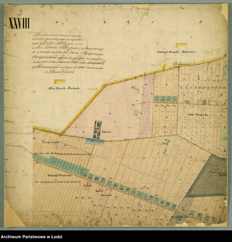 image.from.unit.number "Pierworys urządzenia dóbr Wiaderno w guberni warszawskiej powiecie piotrkowskim ekonomii Wolbórz położonych"