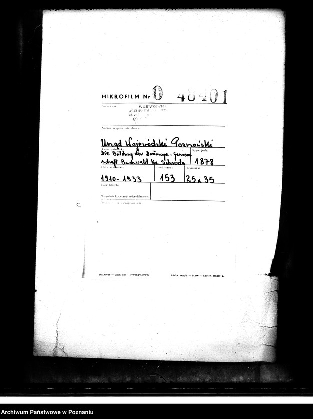 Obraz 2 z jednostki "Die Bildung einer Draenage-Genossenschaft in Buchwald Kreis Schroda Bukowy Las"