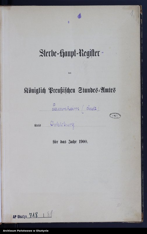 image.from.unit.number "Sterbe-Haupt-Register Nr 1 - 52"