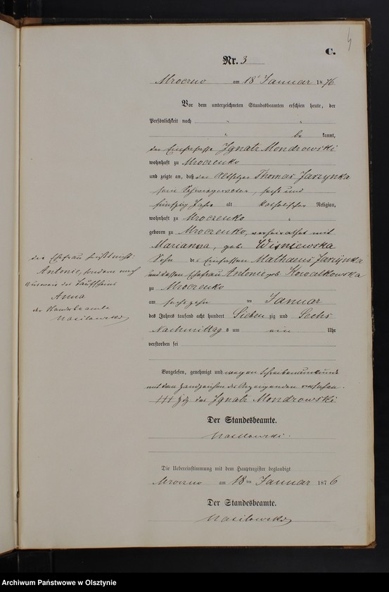 image.from.unit.number "Sterbe-Neben-Register Tom I,Nr 1 - 62"