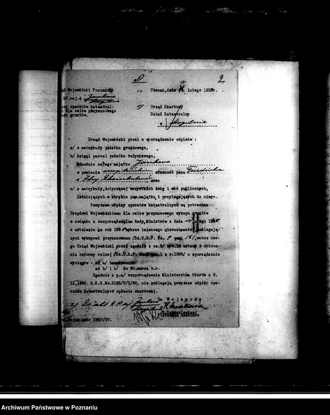 Obraz 6 z jednostki "Majątek Jankowo Ludwiniec powiatu mogileńskiego /operat pomiarowo-szacunkowy/"