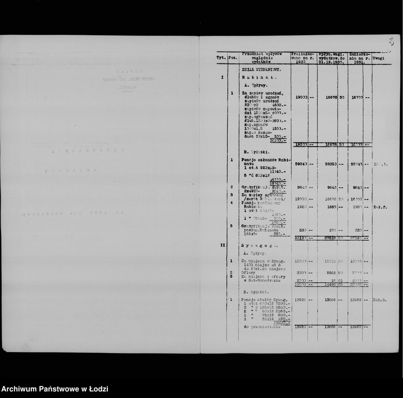 Obraz 5 z jednostki "Zamierzenia skarbowe na rok 1931"