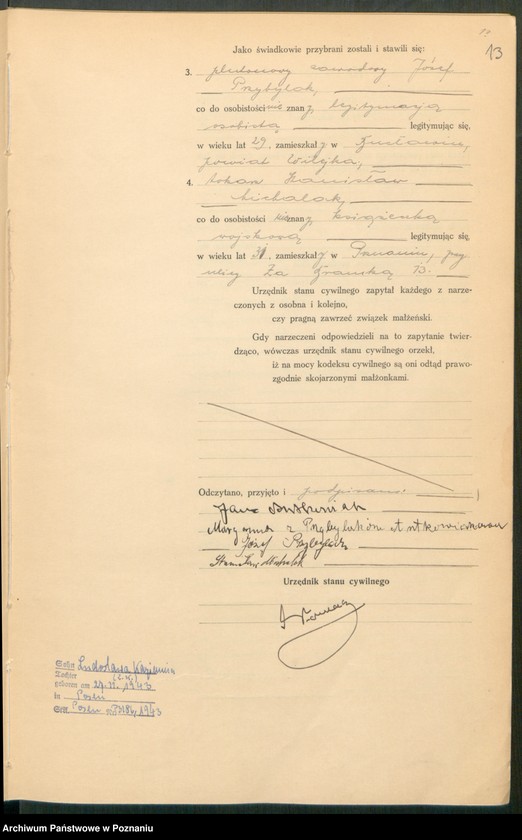 Obraz 15 z jednostki "Księga miejscowa małżeństw tom IV [Rejestr główny małżeństw]"