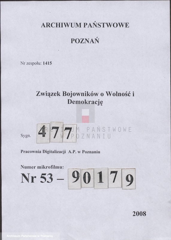 Obraz 1 z jednostki "Życiorysy powstańców wielkopolskich: S - tom V /Sroczyński Kazimierz - Staszak Jan/."