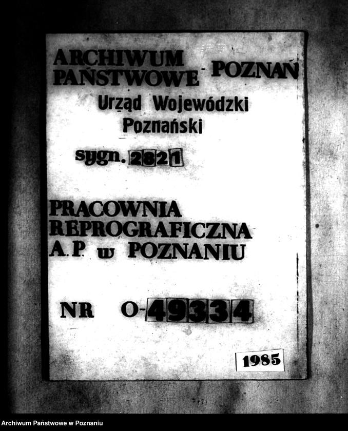 Obraz 1 z jednostki "Parcelacja majątku Biernacice powiatu tureckiego"