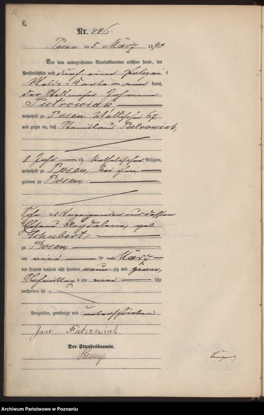 Obraz 15 z jednostki "Księga zgonów t. II"