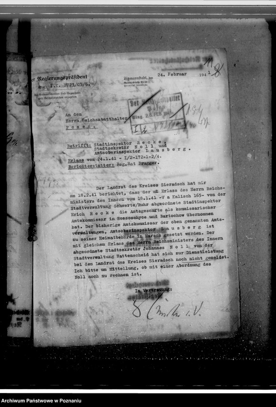 Obraz 16 z jednostki "Anstellung der Amtskommissare"