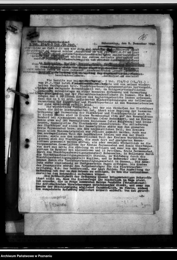 Obraz 20 z jednostki "Tierkörperbeseitigungsanstalten. Fleischmehlfabriken. Silberfuchsfarme"