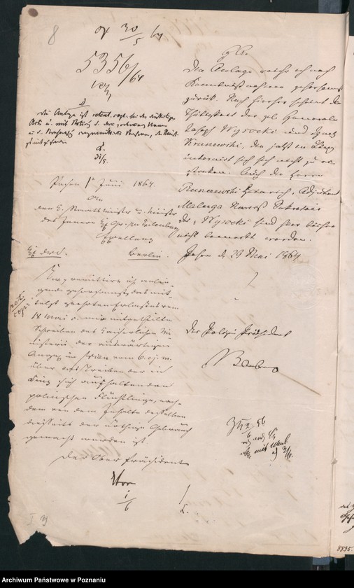 Obraz 12 z jednostki "Der Uebertritt polnischer und diesseitiger Untertanen auf preussisches und jenseitiges Gebiet während der polnischen Insurrektion und die dagegen getroffenen Massnahmen."