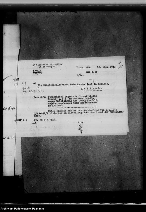 Obraz 9 z jednostki "Dienststrafgericht und Strafanträge gegen Angestellte"