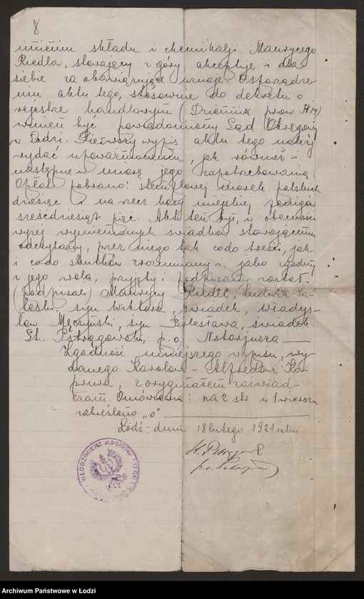 Obraz 10 z jednostki "Maurycy Riedel- sprzedaż chemikali i farb"