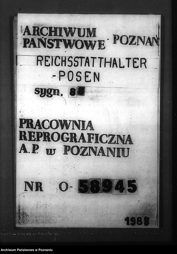 Obraz 1 z jednostki "Geschäftsordnung Abt. II a (i podział czynności)"