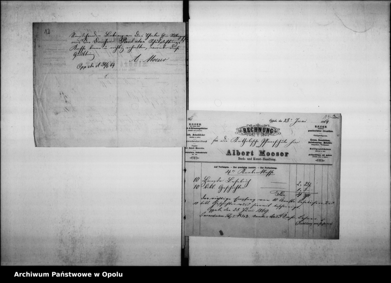 Obraz 14 z jednostki "Acta des Magistrats zu Oppeln betreffend die Revision und Dechargirung der Domherr Franz Paulschen Schulstiftungs-Rechnung pro 1869"