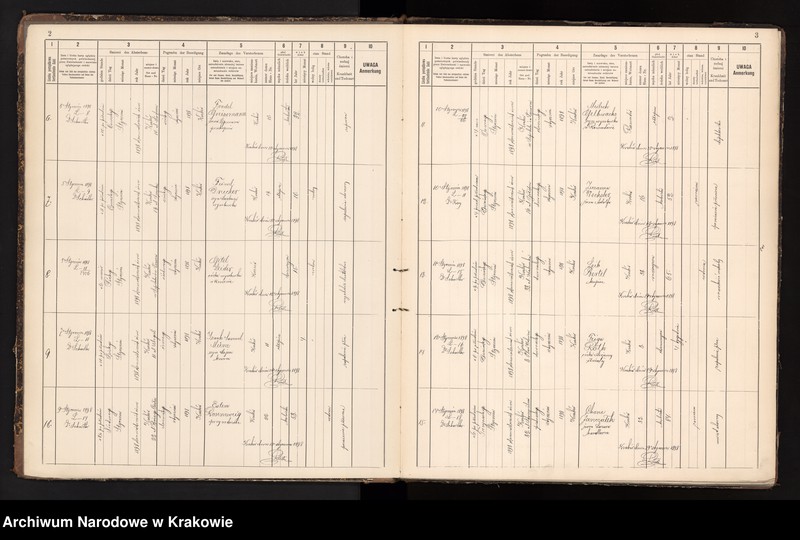 image.from.unit.number "Księga obejmująca wpisy wypadków śmierci Izraelitów w okręgu metrykalnym Krakowskim na rok 1898"