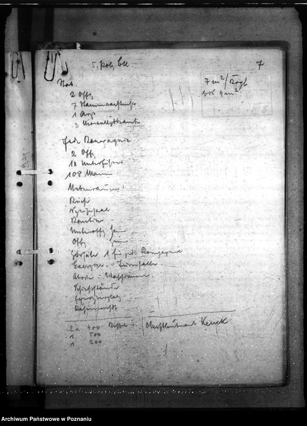 Obraz 11 z jednostki "Allgemeine Unterkunftsfragen (Dienststellen) in Litzmannstadt"