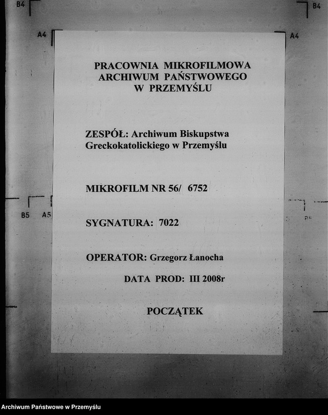 Obraz 1 z jednostki "[Kopie ksiąg metrykalnych parafii Jazów Nowy z filią Cetula (dekanat Jaworów)]"