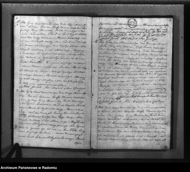 image.from.unit.number "Księga akt cywilnych gminy Głowaczew na rok 1819"