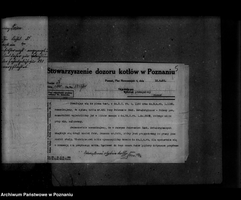 Obraz 10 z jednostki "Pniewskie Zakłady Metalurgiczne nr woj. kotła 5780"