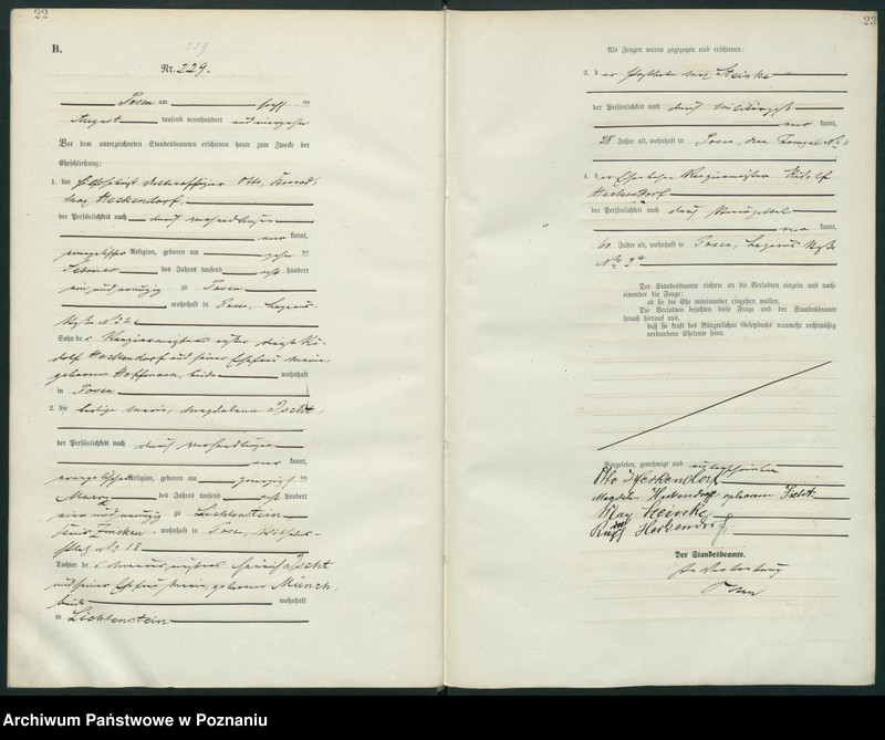 Obraz 14 z jednostki "Księga miejscowa małżeństw tom II [Rejestr główny małżeństw]"