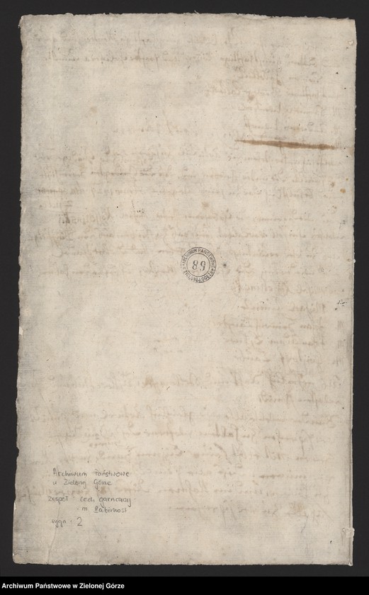 image.from.collection.number "Artykuły, wilkierze i przywileje cechów miasta Babimost111"