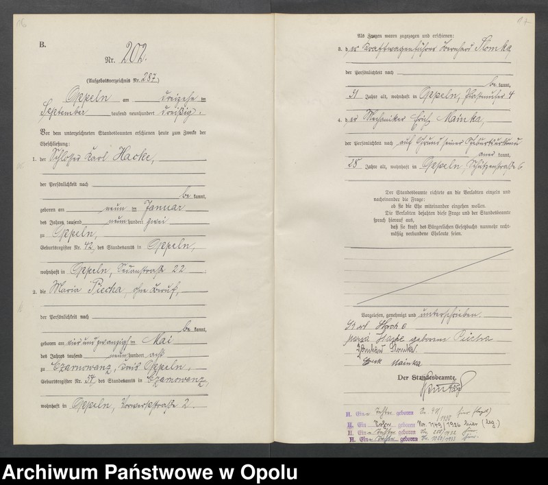 Obraz 11 z jednostki "[Rejestr Małżeństw] 1930 tom II Nr 195-294"