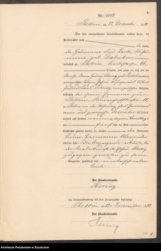 image.from.unit.number "Geburts-Register (Neben-Register) Band X"