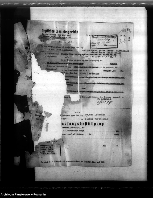 Obraz 7 z jednostki "Notdienstverpflichtung der Ärzte"