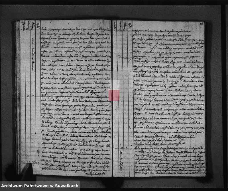 image.from.unit.number "Akta Zaślubionych Gminy Filipowskiey od 1go Maja 1810 Ru aż do ostatnich dni Grudnia 1811 r."