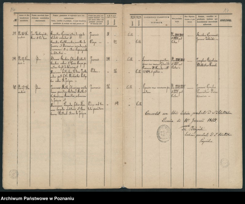 Obraz 11 z jednostki "Księga małżeństw"