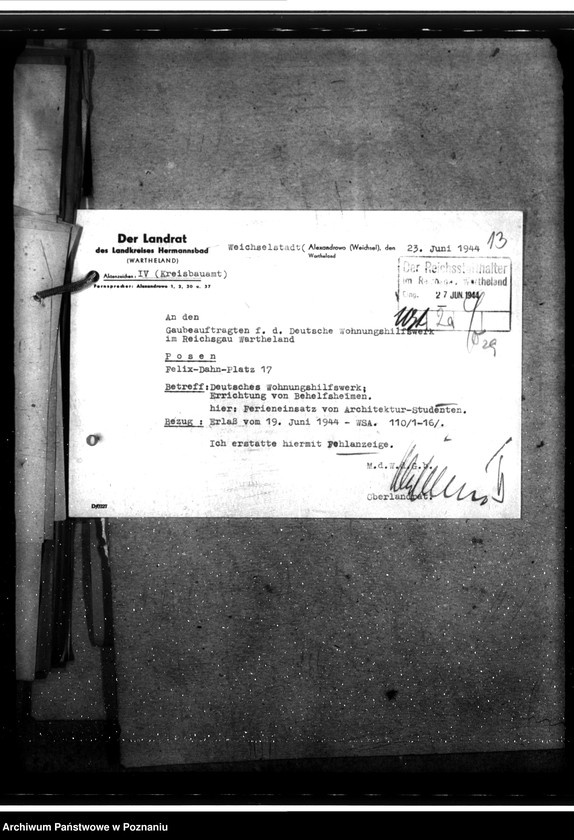 Obraz 19 z jednostki "Studenteneinsatz während der Semsterferien am Behelfsheimbau"