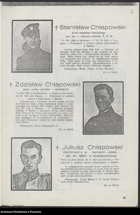 image.from.unit.number "Album pamiątkowy Powstańców Wielkopolskich [ze wstępem pt. "Organizacja i wybuch powstania w Nowotomyskim"]"