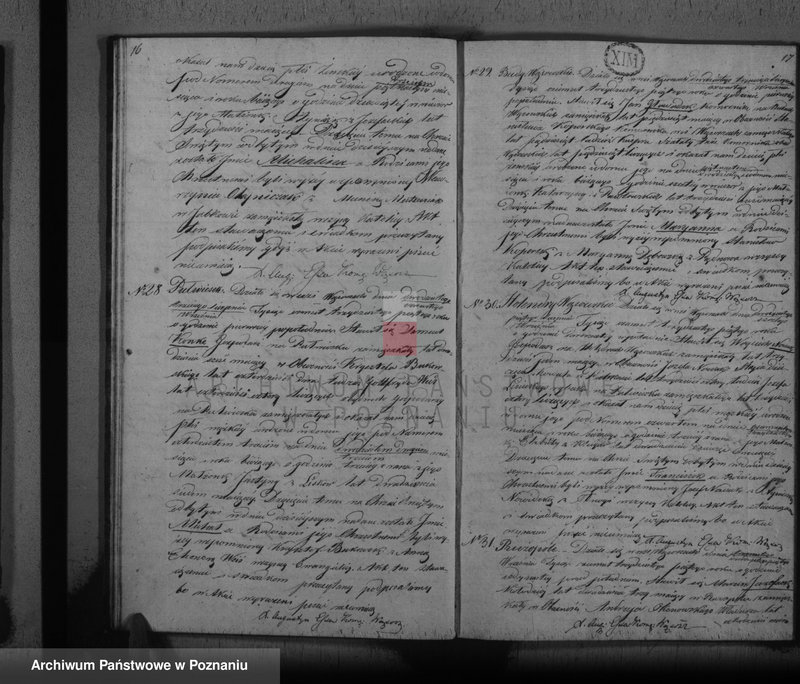 Obraz 11 z jednostki "Księga urodzeń, małżeństw i zgonu"