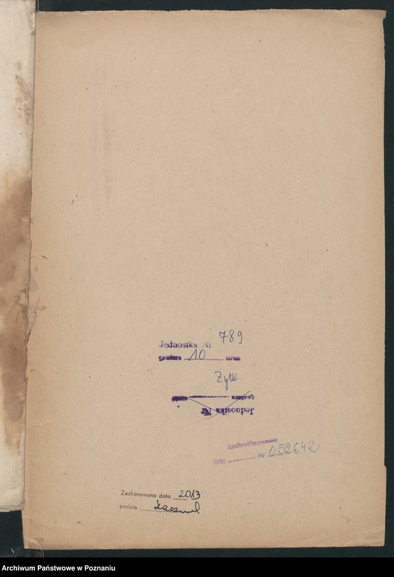 Obraz 16 z jednostki "A. betr. Johann und Anton von Jeżewski"