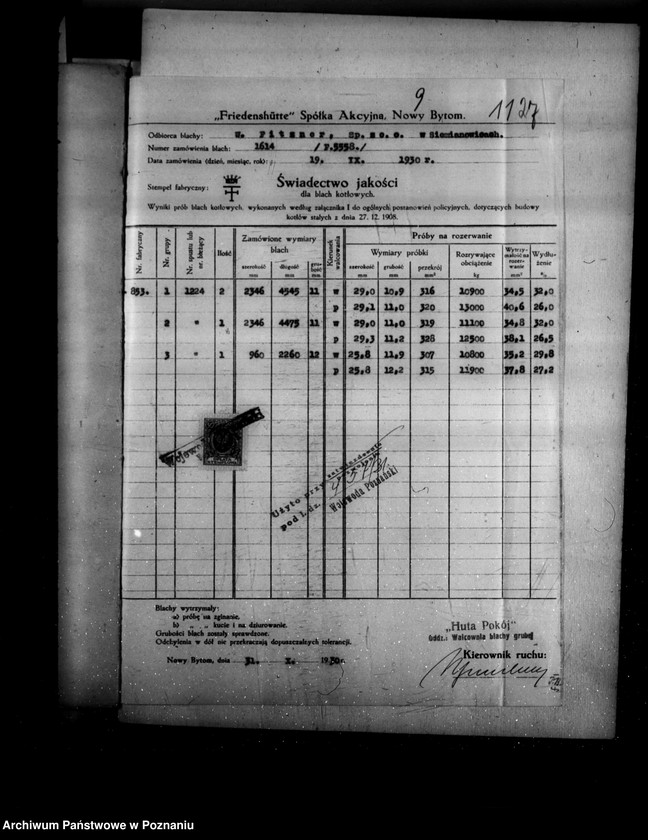 Obraz 15 z jednostki "Gorzelnia spółdzielcza w Żabnie powiat śremski nr woj. 6500"
