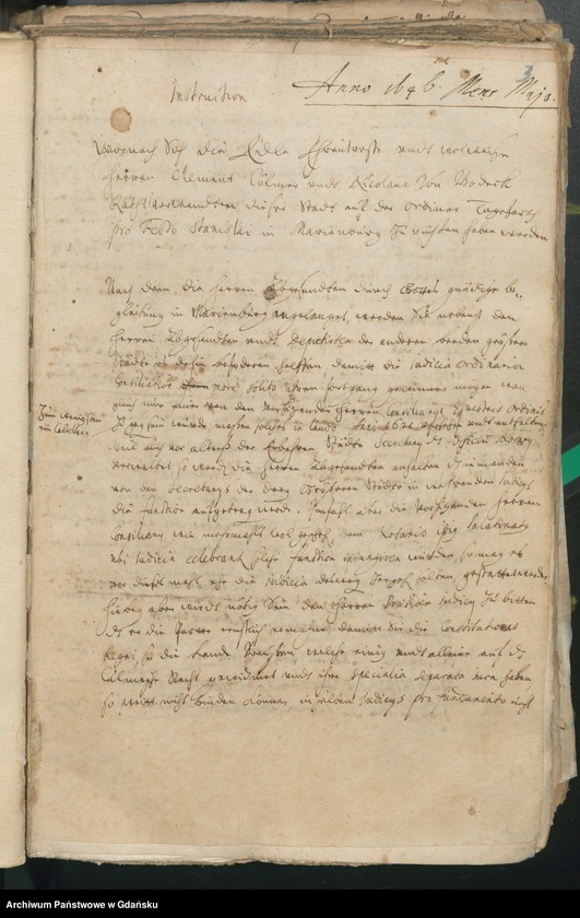 image.from.unit.number "Recesy Stanów, między innymi sejm w Warszawie 25 X - 10 XII 1646"