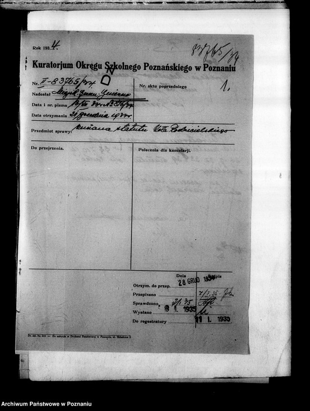 Obraz 4 z jednostki "Miejskie Gimnazjum Żeńskie imienia Błogosławionej Jolanty- Gniezno"