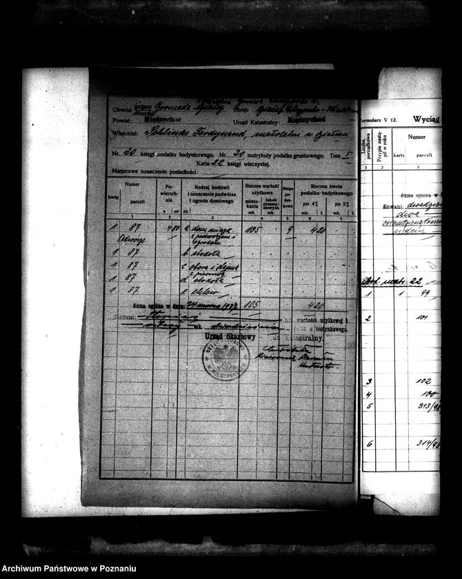 Obraz 17 z jednostki "Przymusowy wykup majątku Chrzypsko Wielkie i Białcz powiatu międzychodzkiego"