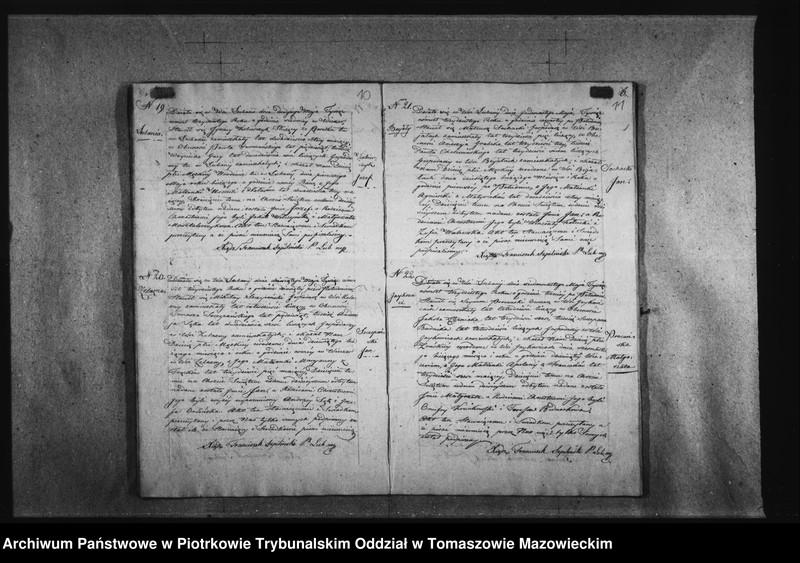 Obraz 10 z jednostki "Duplikat Aktów Religijno Cywilnych Parafij Lubańskiey na Rok 1830"