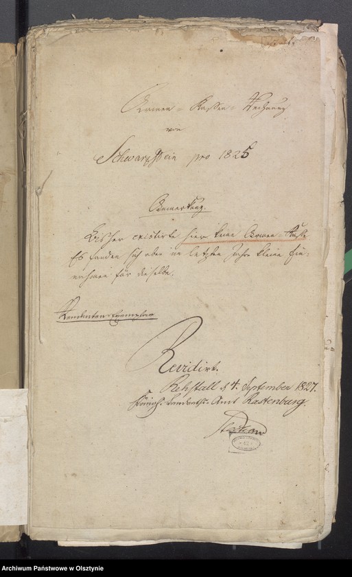 image.from.unit.number "Armen-Kassen-Rechnung von Schwarzstein"