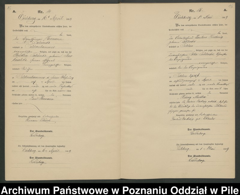 Obraz 11 z jednostki "Księga urodzeń"