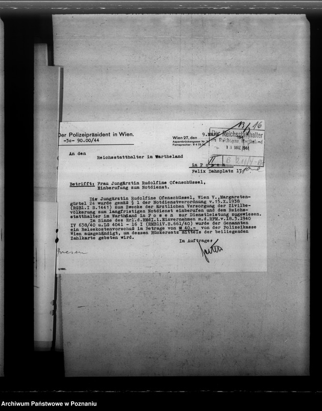 Obraz 19 z jednostki "Notdienstverpflichtung der Ärzte"