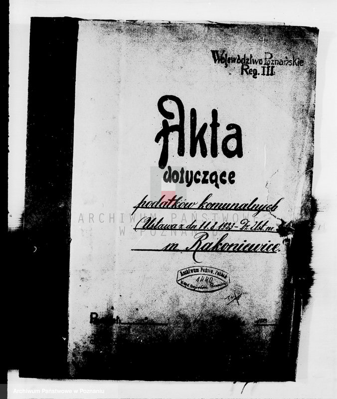 Obraz 4 z jednostki "Podatki Komunalne miasta Rakoniewice"