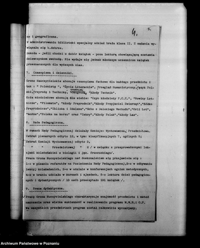 Obraz 8 z jednostki "Prywatne Gimnazjum Żeńskie Zgromadzenia SS Najświętszej Rodziny z Nazaretu- Kalisz, sprawozdania powizytacyjne i roczne"