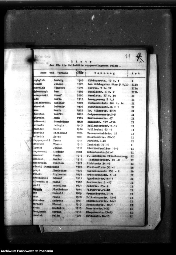 Obraz 15 z jednostki "Absonderung von Tbc-Kranken [Polen]."