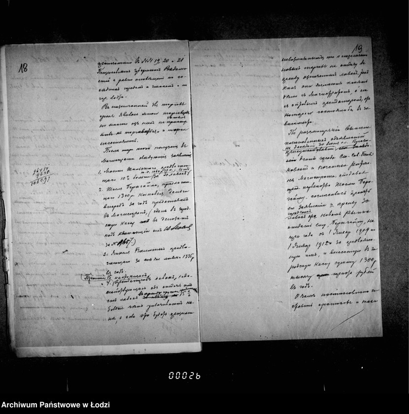 Obraz 15 z jednostki "Ob arende 30 lavok v rjadach pri Novom Rynke, na vremja s 1 janvarja 1909 po 1 janvarja 1912 goda"