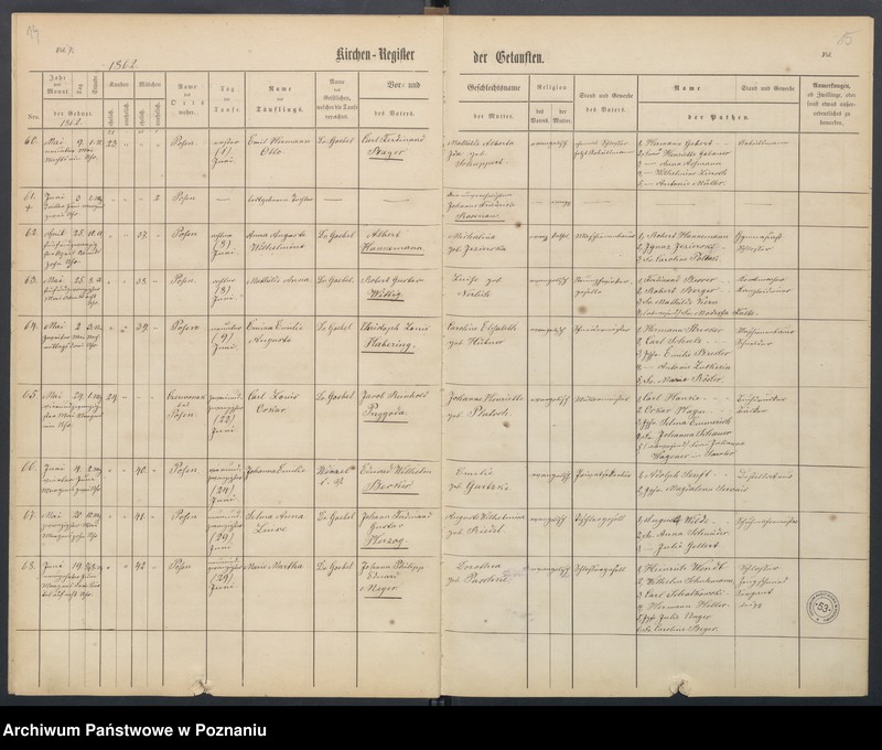 Obraz 11 z jednostki "Duplikat der Tauf, Trau und Sterberegister"