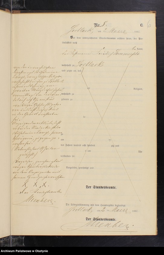 image.from.unit.number "Sterbe-Neben-Register Nr 1 - 15"