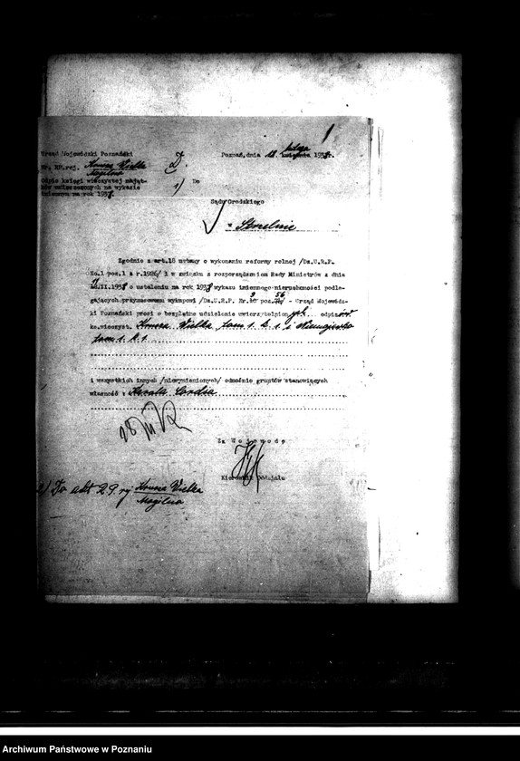 Obraz 5 z jednostki "Majątek Krusza Wielka powiatu mogileńskiego przymusowy wykup /prace pomiarowe/"